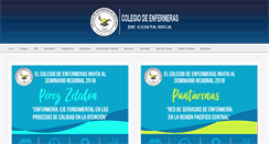 Desktop Screenshot of enfermeria.cr